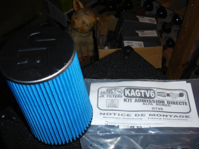 Direkter Luftfilter J&R mit Anscchlussteile GTV6 neu nie gebraucht!!